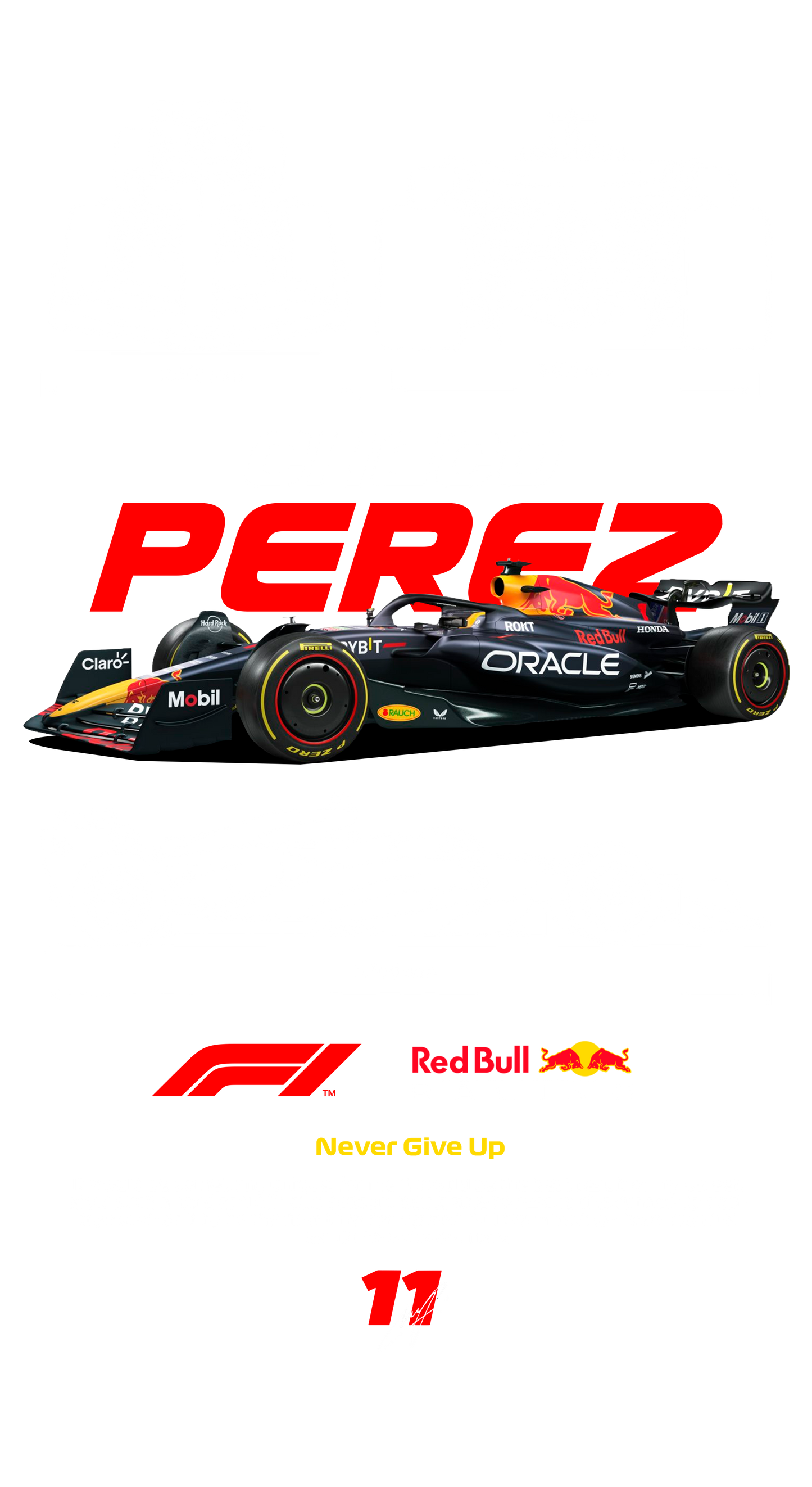 Plantilla de Diseño para Estampar en Playeras Fórmula 1 Checo – ¡Crea Camisetas Únicas!