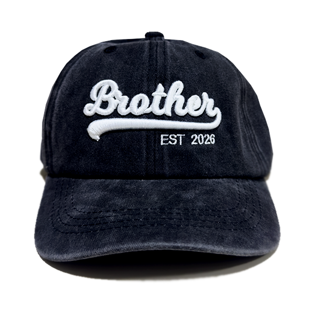 Kit 4 Gorras Dad, Mom, Brother, Sister 2026