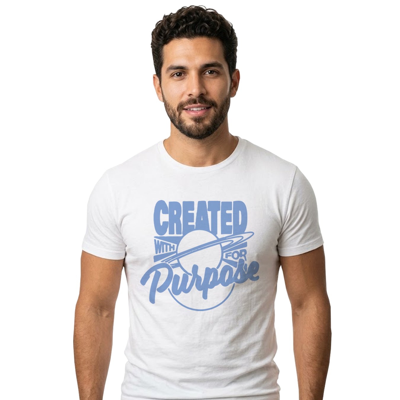Playera Created with Purpose