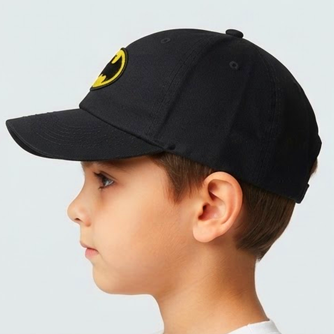 Gorra Batman Color Negro Infantil Con Parche 3D