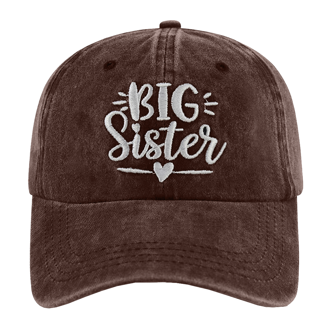 Kit 2 Gorras Big Sister Marrón
