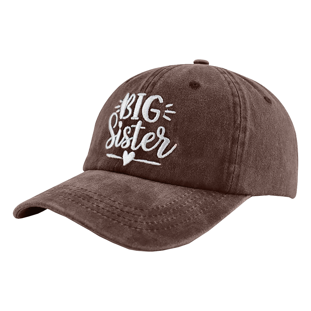 Kit 2 Gorras Big Sister Marrón