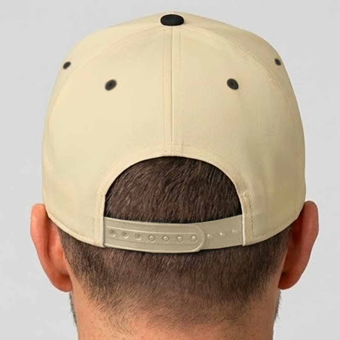 Gorra Mamá y Papá Negro Beige