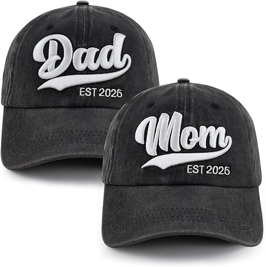 Gorras de Revelación Mom&Dad 2026