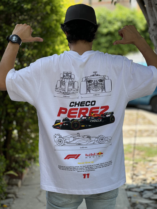 Playera Oversize Team F1 Checo Pérez