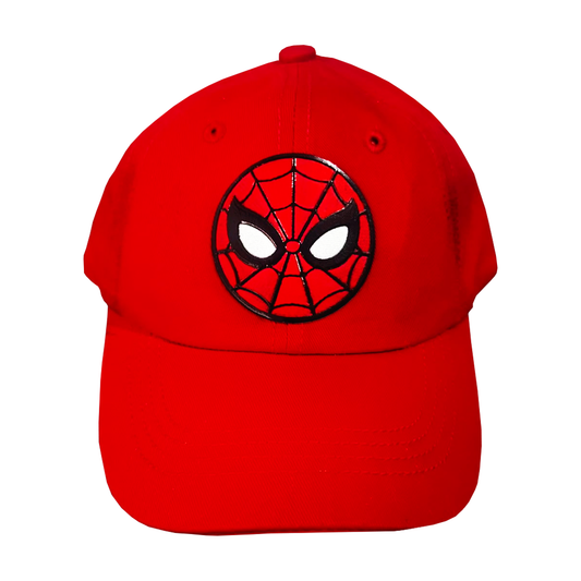 Gorra Infantil con Parche 3D Spider-Man Rojo