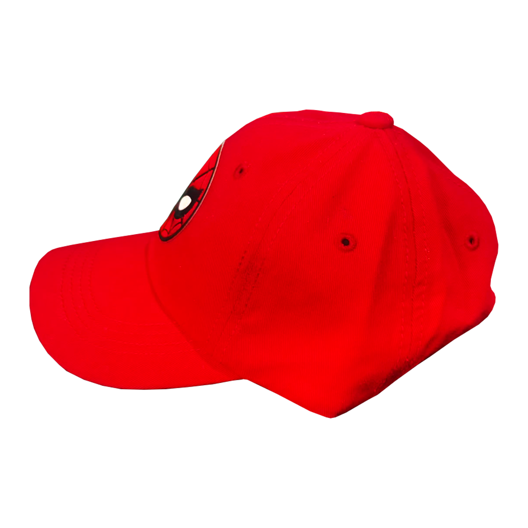 Gorra Infantil con Parche 3D Spider-Man Rojo