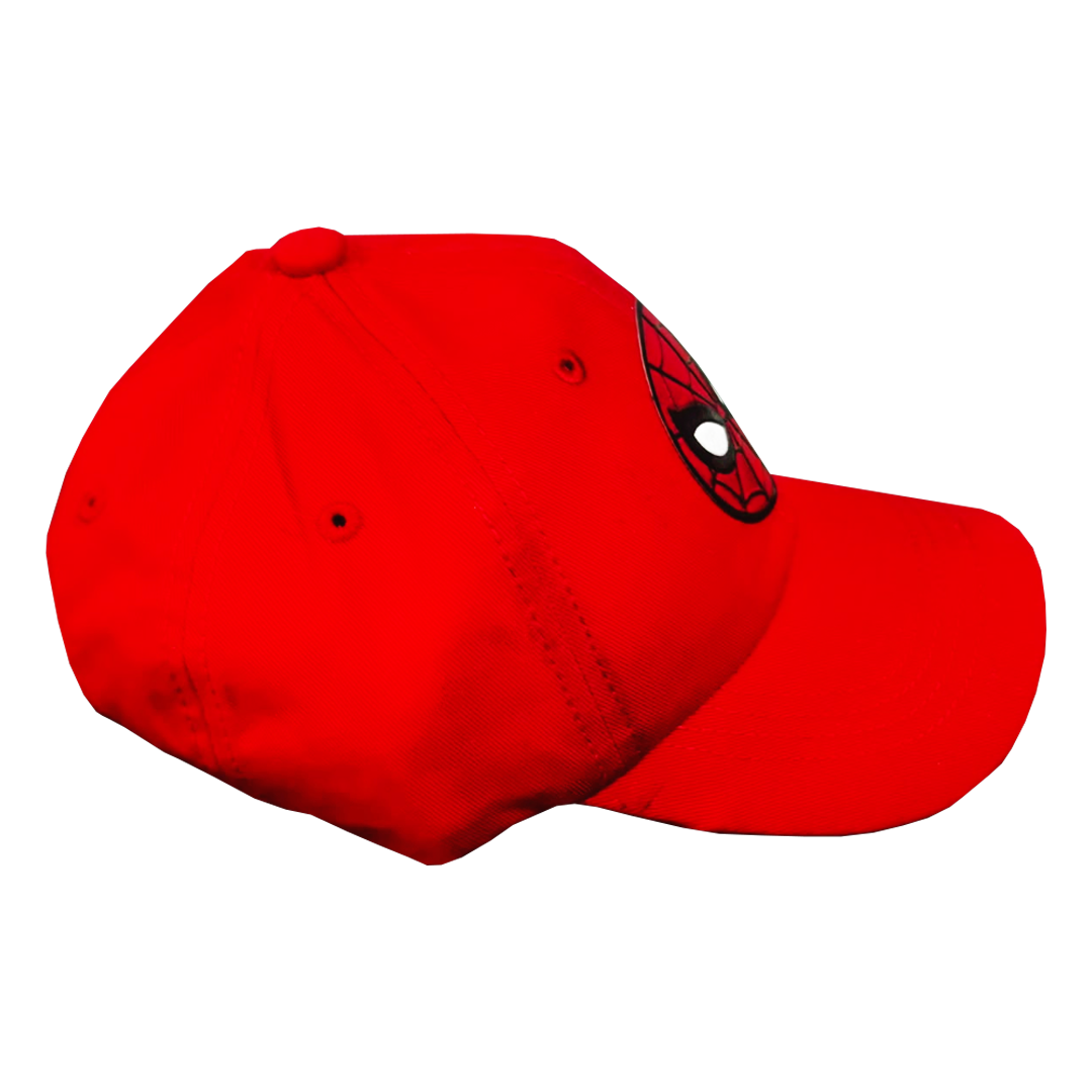 Gorra Infantil con Parche 3D Spider-Man Rojo