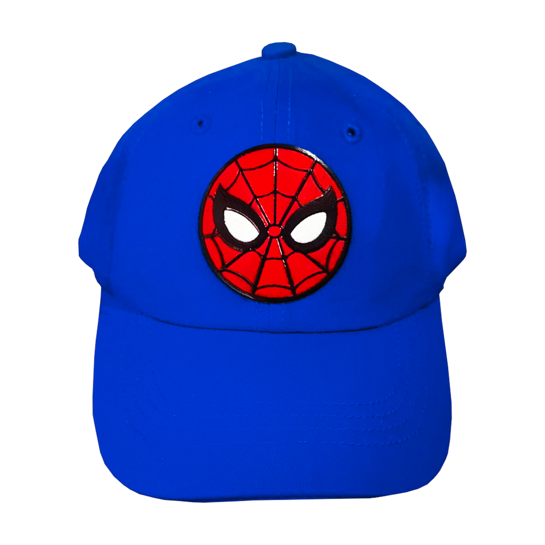 Gorra Infantil con Parche 3D Spider-Man Azul