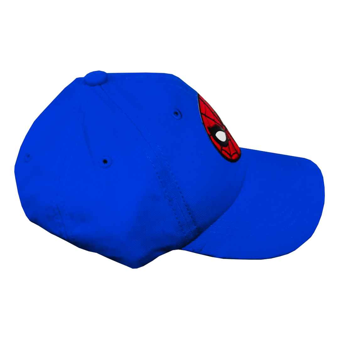 Gorra Infantil con Parche 3D Spider-Man Azul