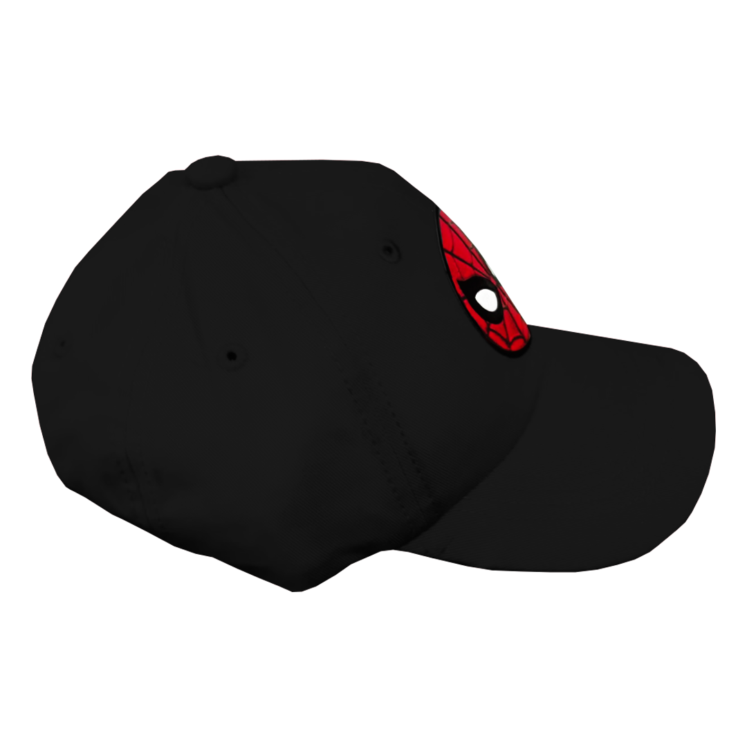 Gorra Infantil con Parche 3D Spider-Man Negro