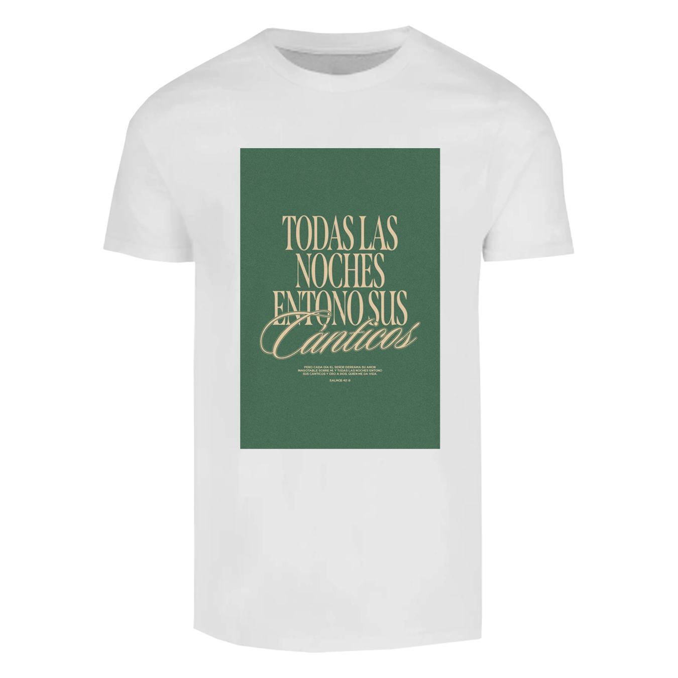 Playera Canticos Salmos 42:8