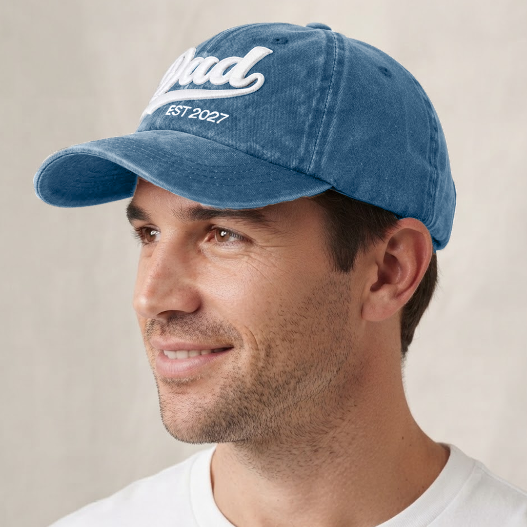 Kit 4 Gorras Dad, Mom, Brother, Sister 2027 Marino