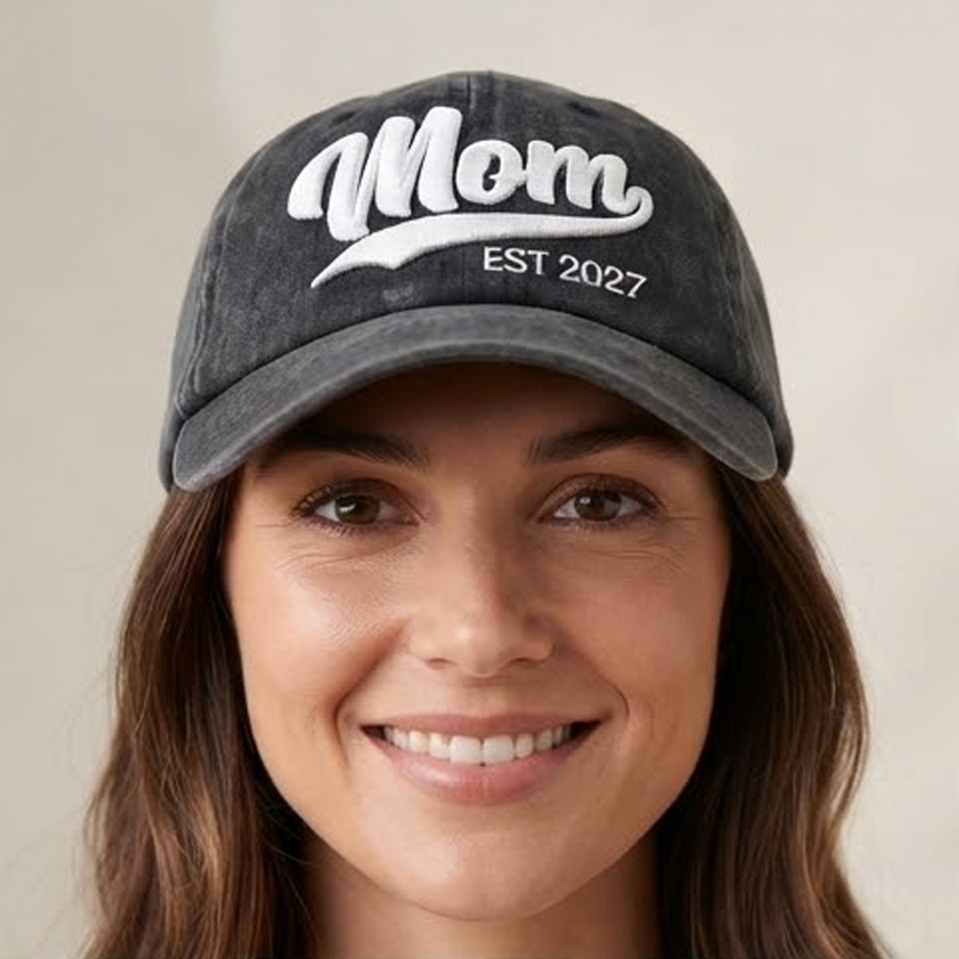 Kit 3 Gorras Mom, Dad, Sister Bordado 2027