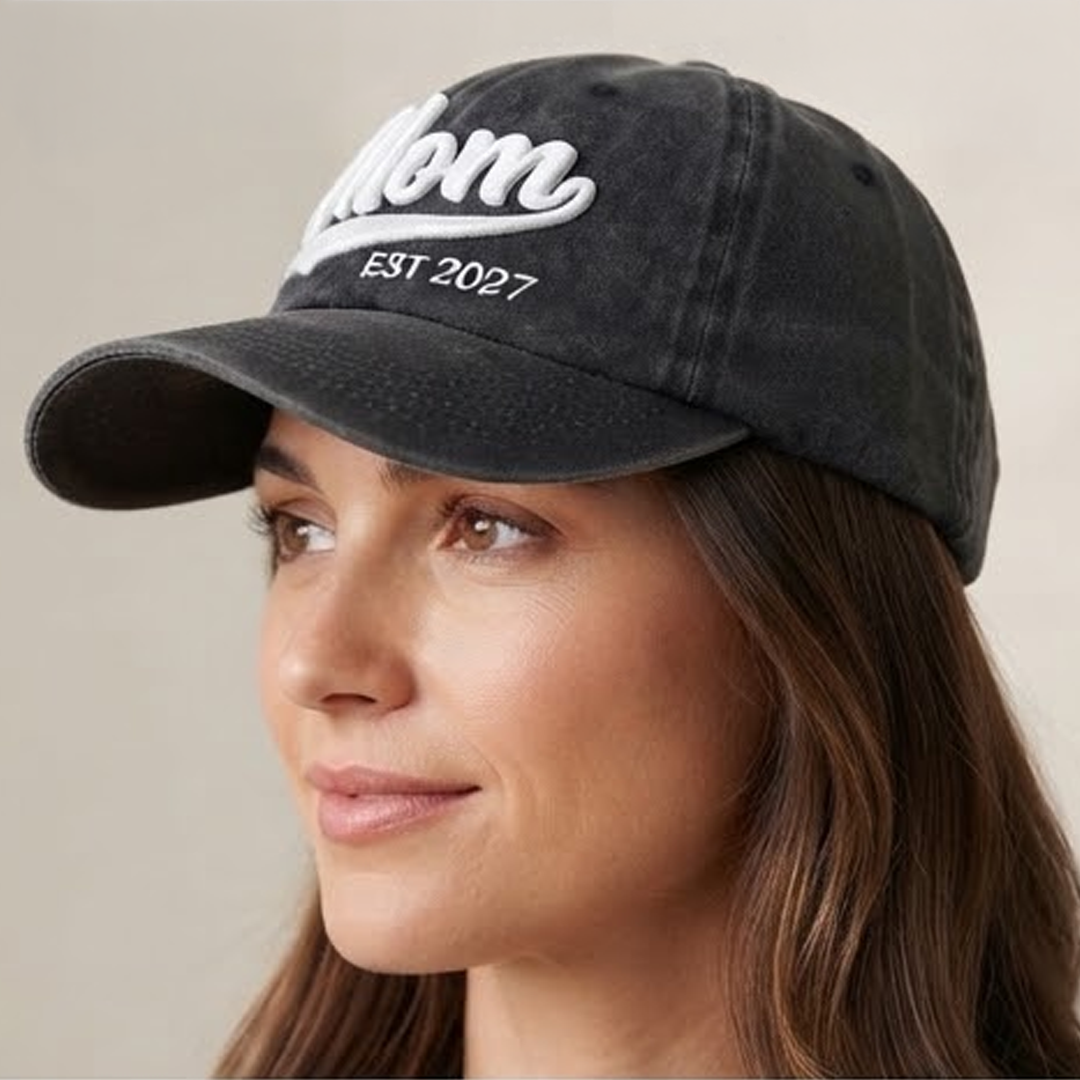 Kit 3 Gorras Mom, Dad, Sister Bordado 2027