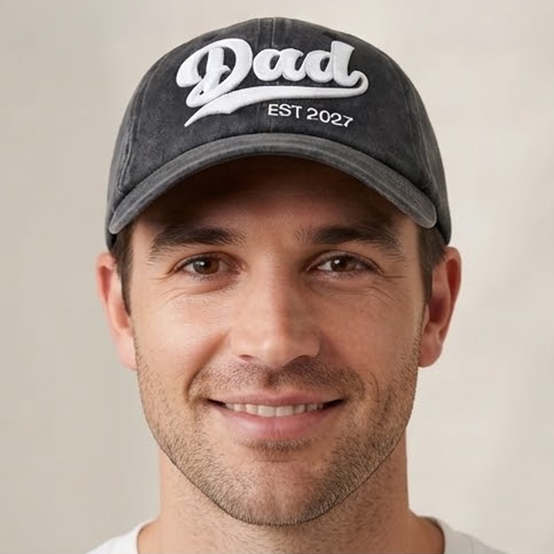 Kit 3 Gorras Mom, Dad, Sister Bordado 2027