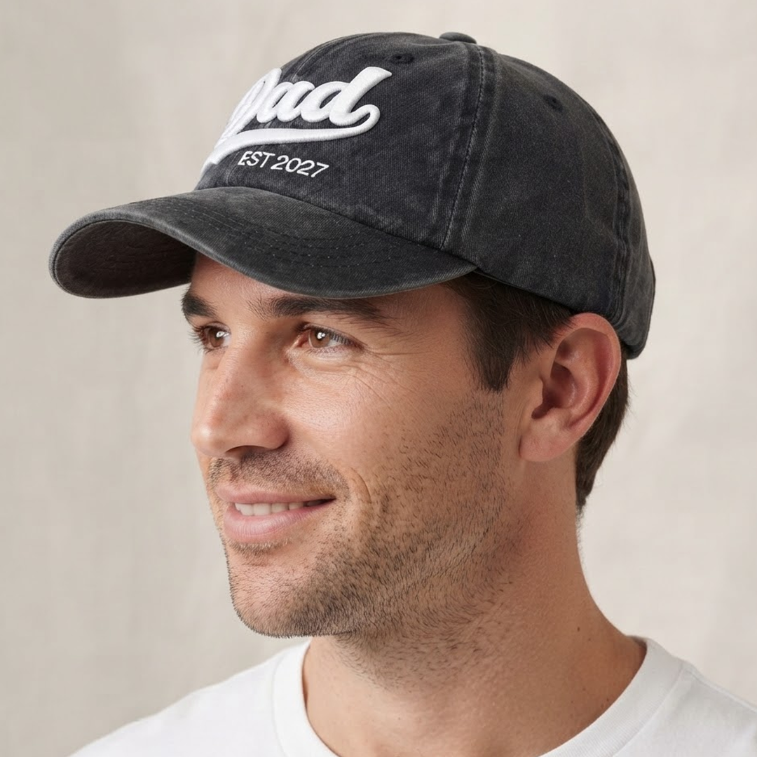 Kit 3 Gorras Mom, Dad, Sister Bordado 2027