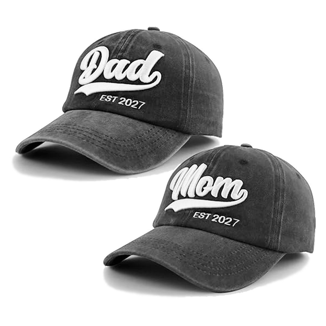 Gorras de Revelación Mom&Dad 2027