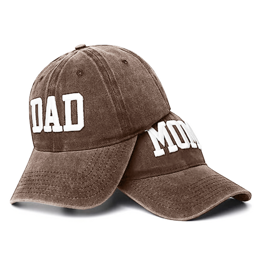 Gorras Mom & Dad Marrón Deslavado
