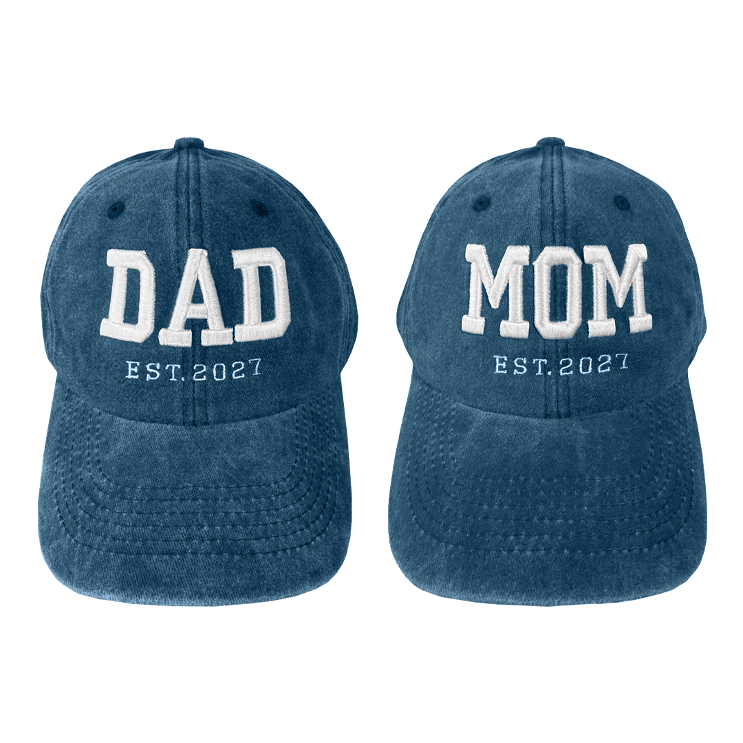 Gorras Mom&Dad Est. 2027 Marino deslavado