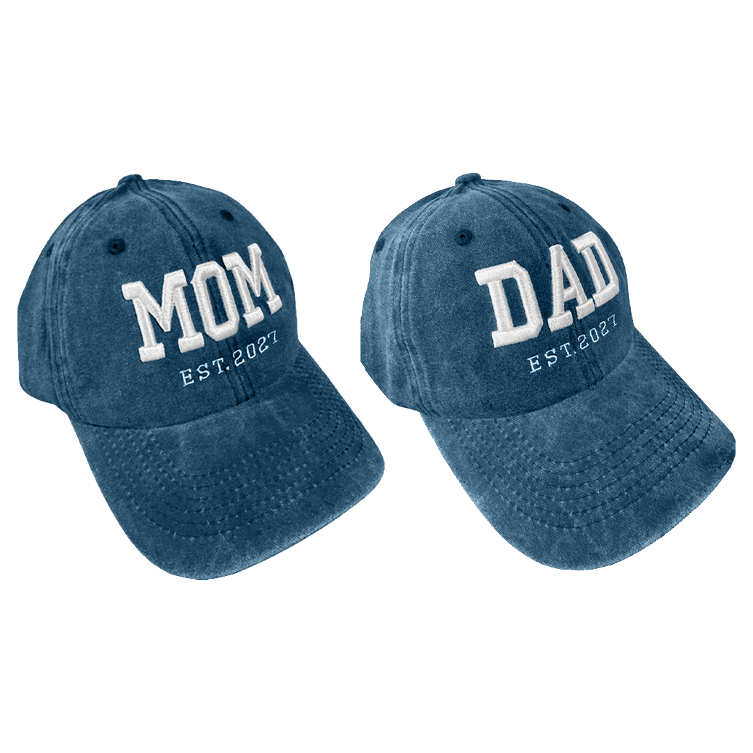 Gorras Mom&Dad Est. 2027 Marino deslavado