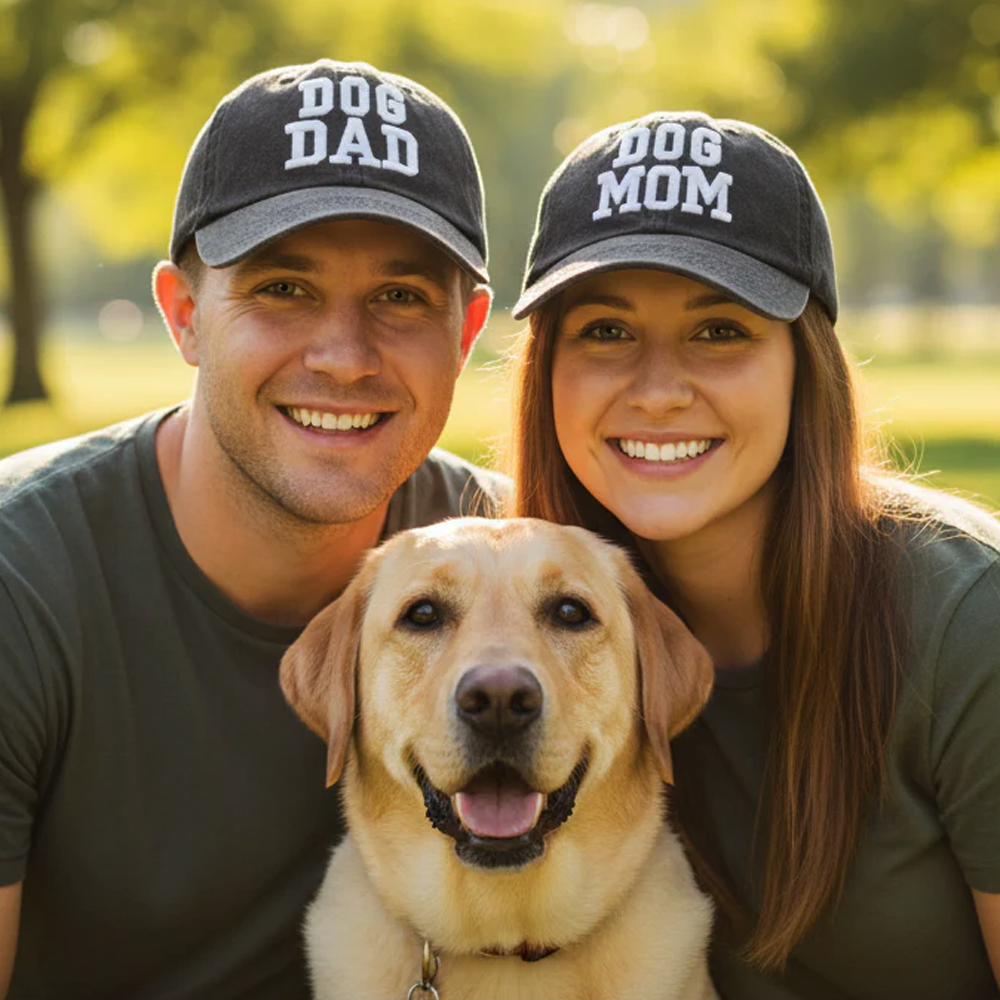 Gorras Dog Mom & Dog Dad