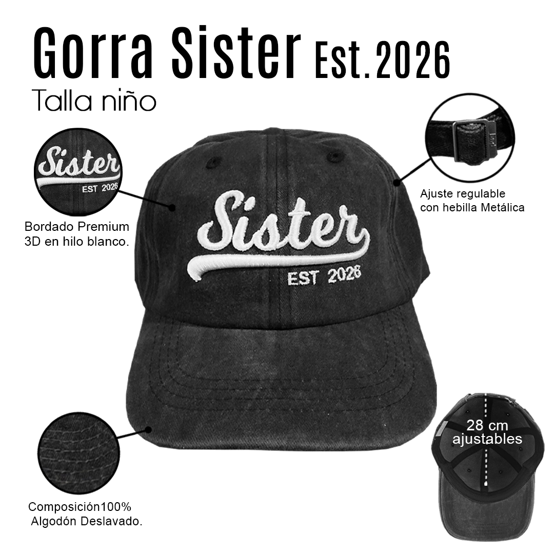 Gorra Hermana Mayor-Sister Est.2026