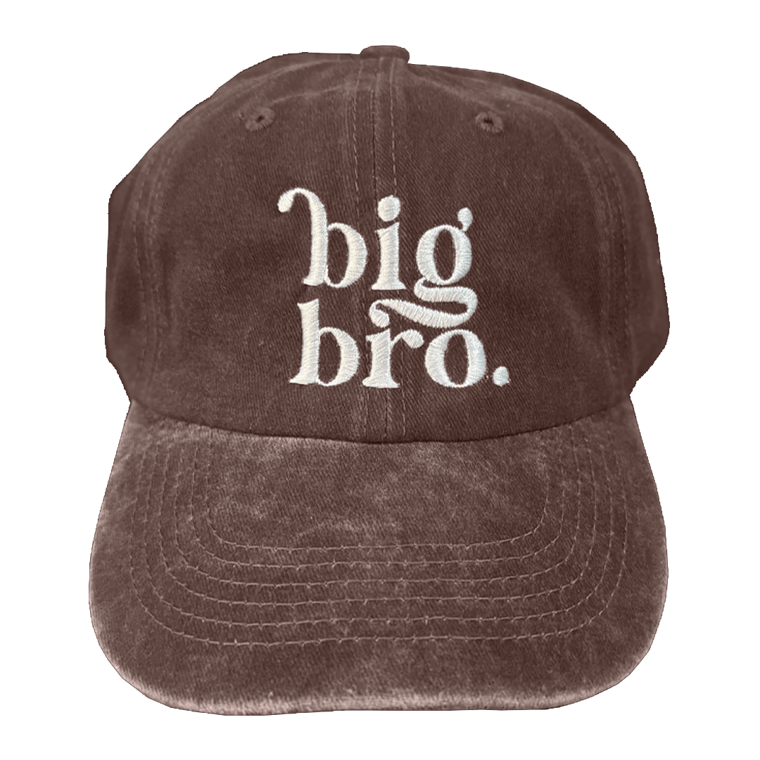 Kit 2 Gorras BigBro - Hermano Mayor Marrón