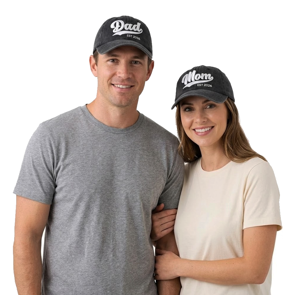 Gorras de Revelación Mom&Dad 2026
