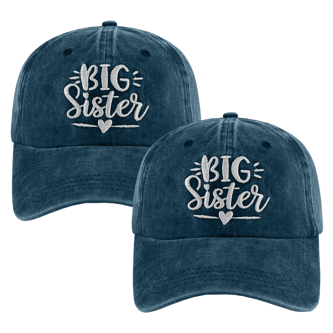Kit 2 Gorras Big Sister Marino