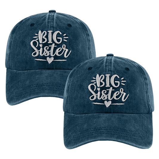 Kit 2 Gorras Big Sister Marino