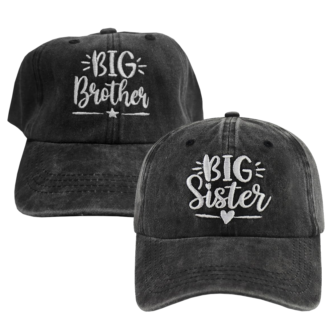Kit 2 Gorras Big Brother, Big Sister