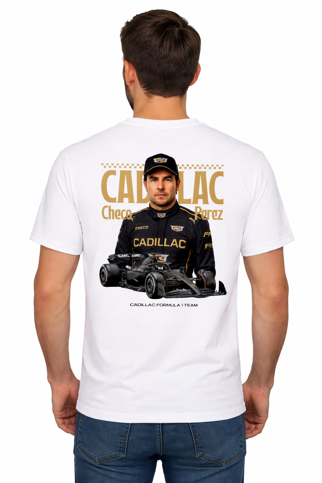Playera F1 Team Cadillac F1 Checo