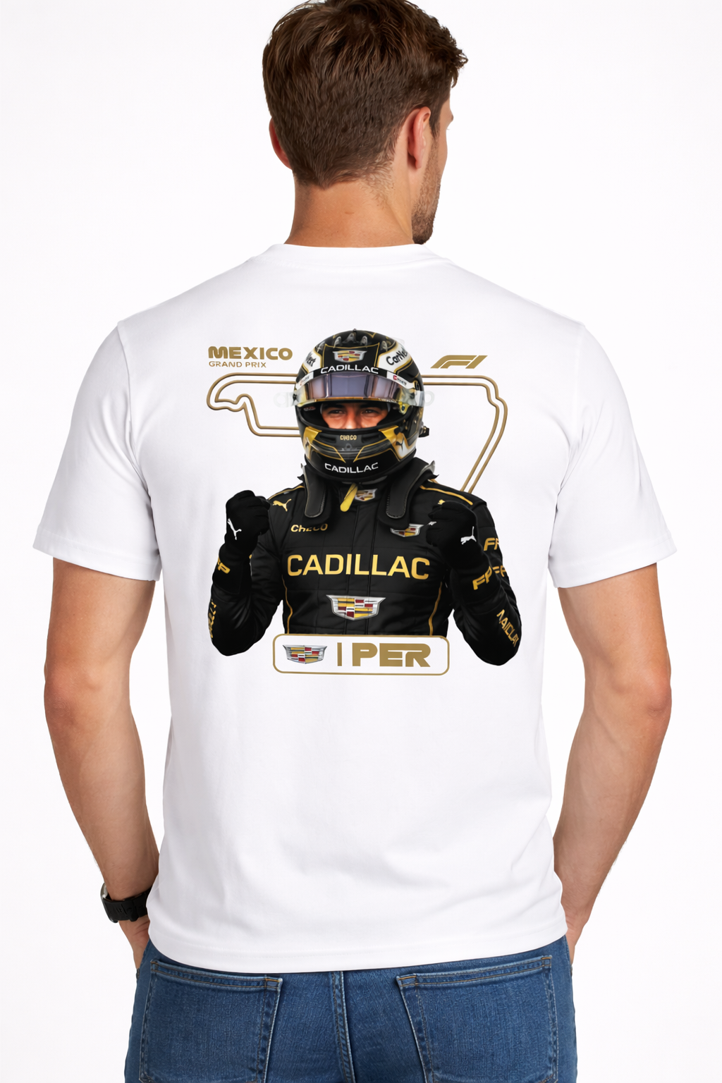 Playera F1 Cadillac Team Checo