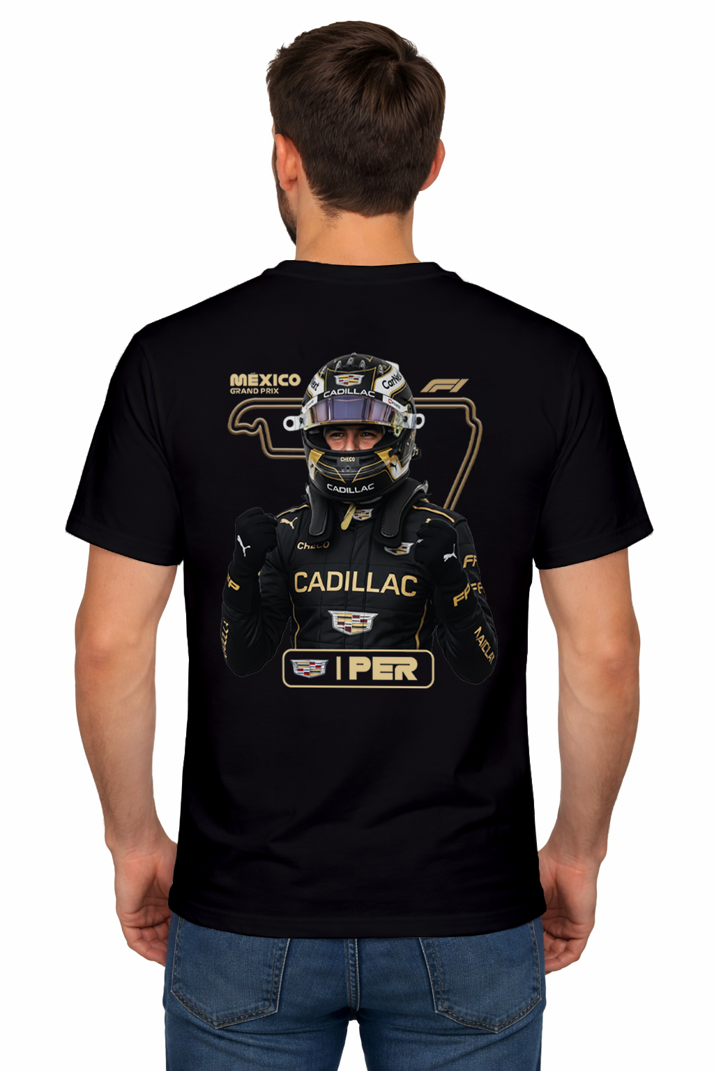 Playera F1 Cadillac Team Checo