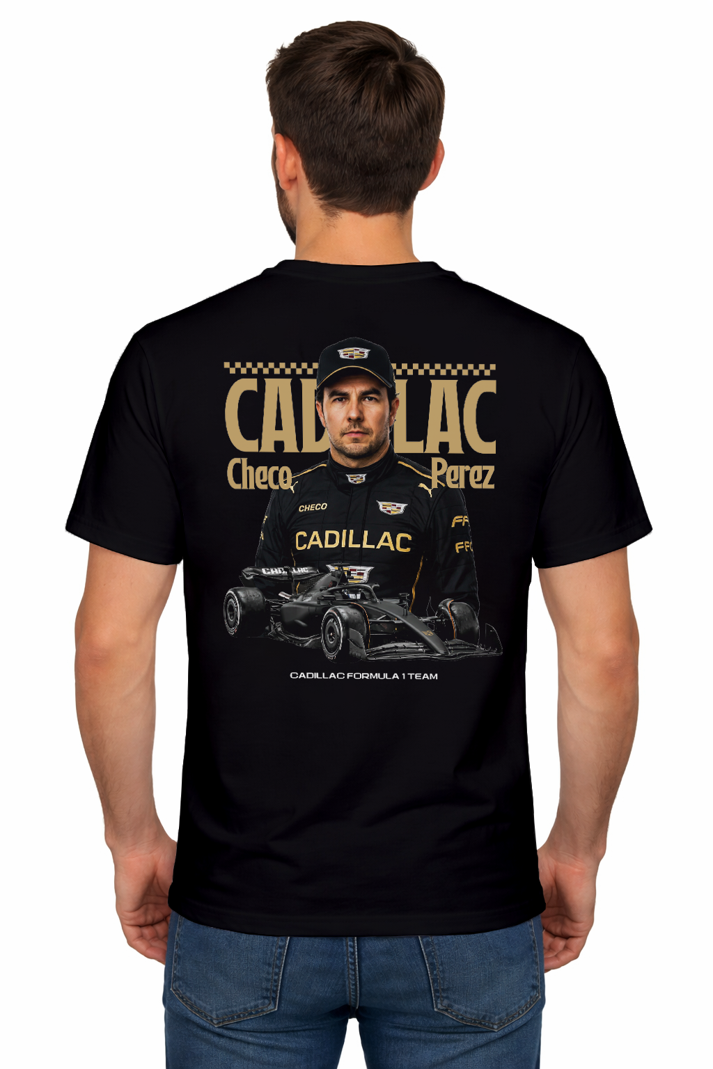 Playera F1 Team Cadillac F1 Checo