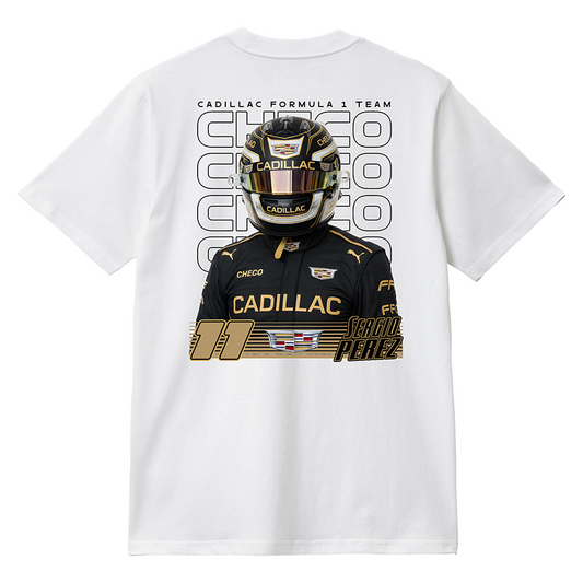 Playera F1 Team Cadillac F1 Checo Pérez