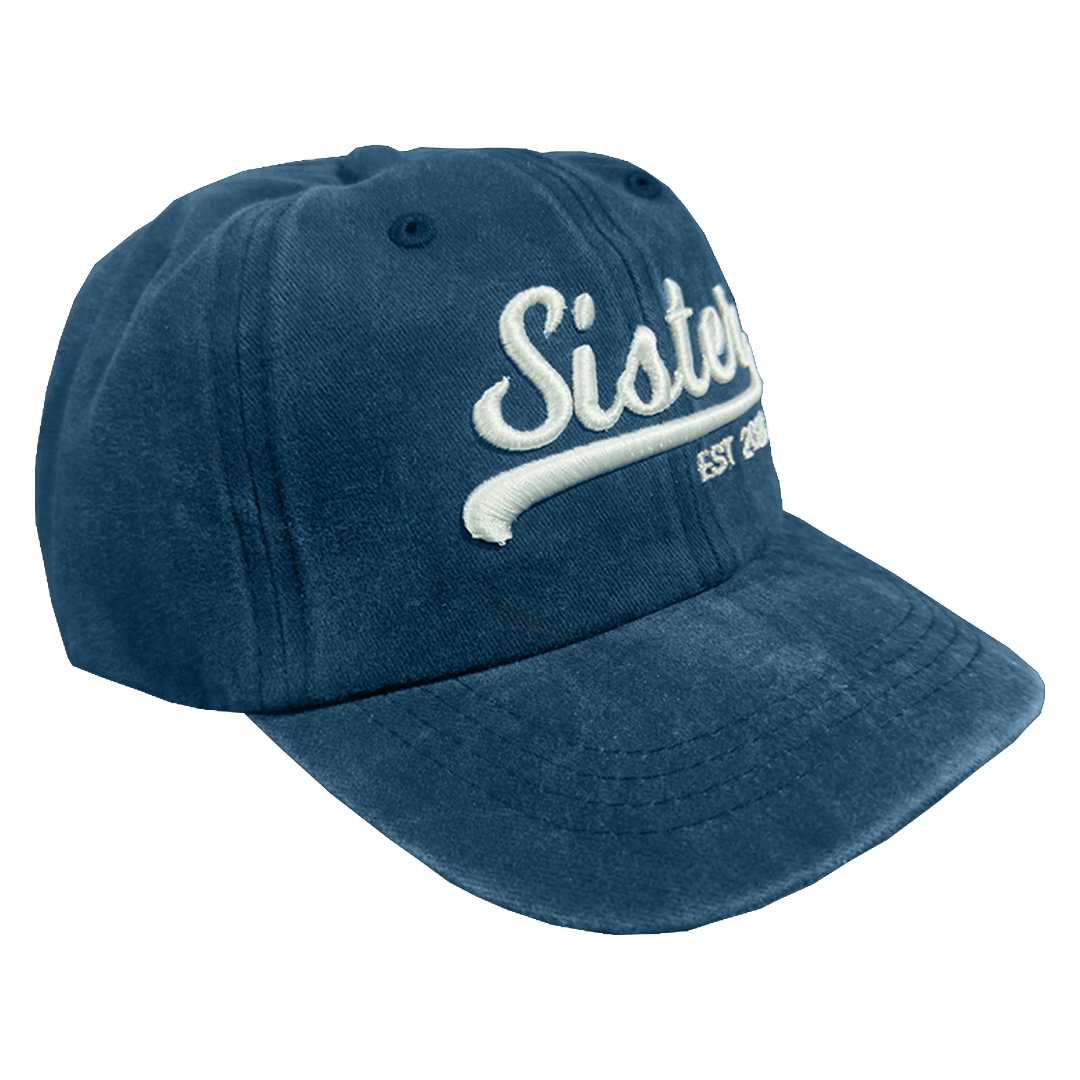 Gorra Hermana Mayor-Sister Est.2027 Marino Deslavado